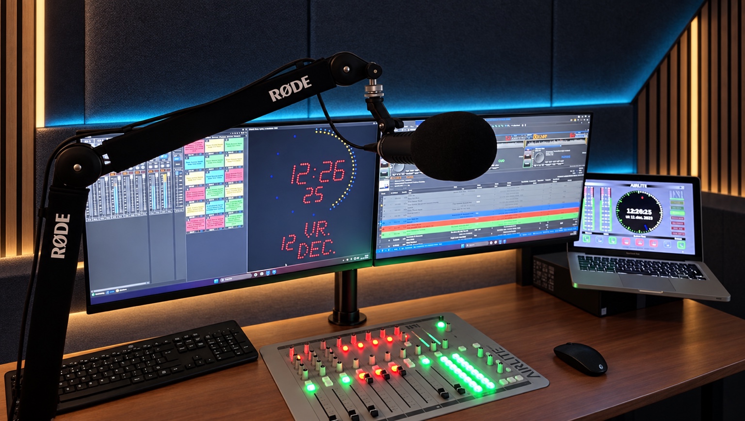 De studio van Pure Classix Radio